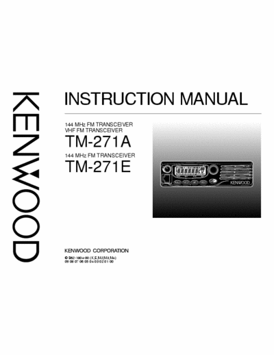 kenwood tm271 manual servicio