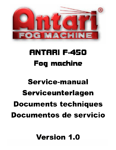 Antari Fog F-450 Smoke machine F-450, from Mohammed Syana - Egypt