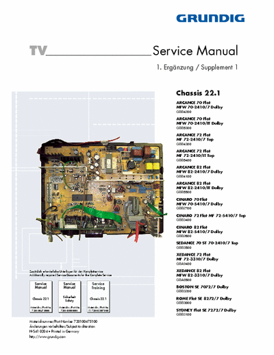 Grundig ST70-2410/7 TOP Service Manual