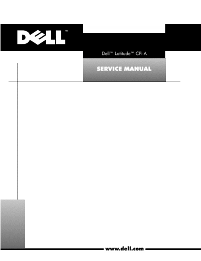 DELL DELL_LATITUDE DELL_CPi_A_servise manual