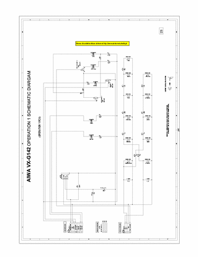 aiwa VX-G142 schematic