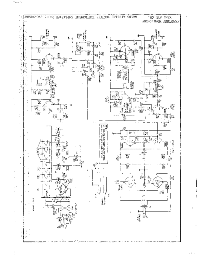 Wards Airline GVC-9058A Musical Instruments Amplifier schematics