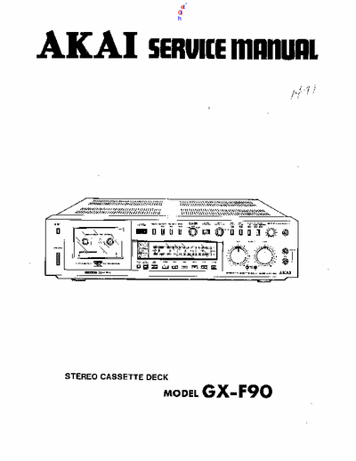 Akai GX190 cassette deck