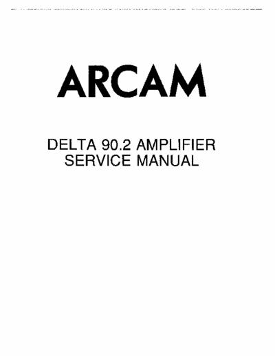 Arcam (Cambridge) Delta90.2 integrated amplifier