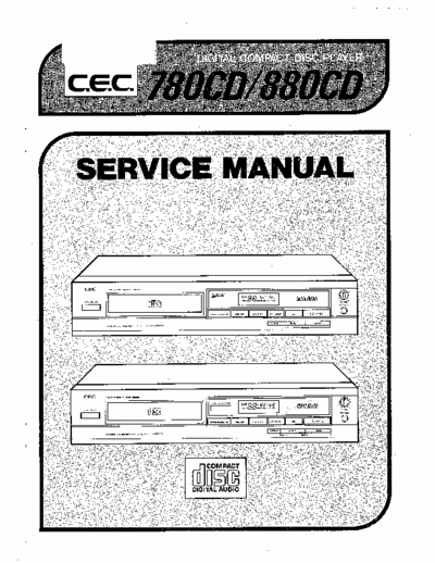 CEC 780CD, 880CD cd player