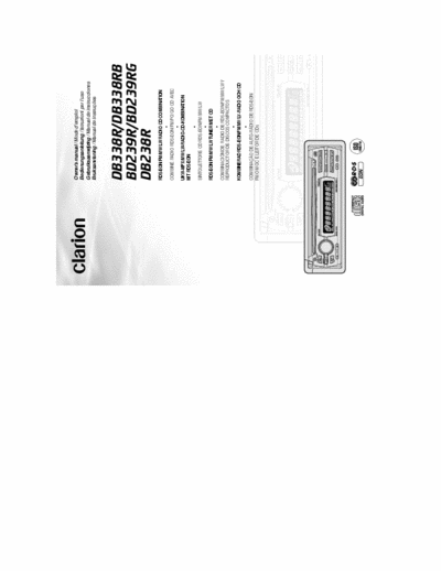 Clarion DB238RB-EU User Manual