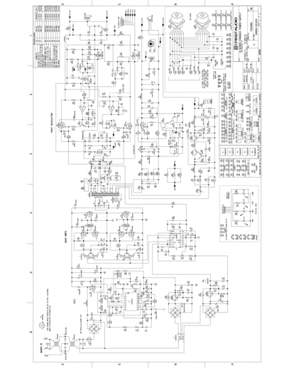 Crest X series supply mixer - power supply section