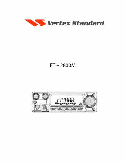 Yeasu vertex ft-2800 Mobile radio