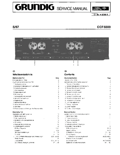 Grundig CCF 8300 service manual