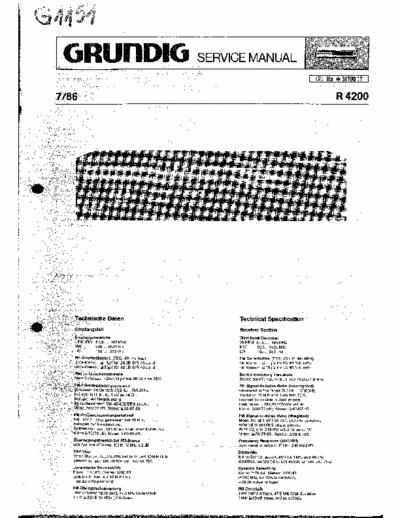 Grundig R4200 receiver