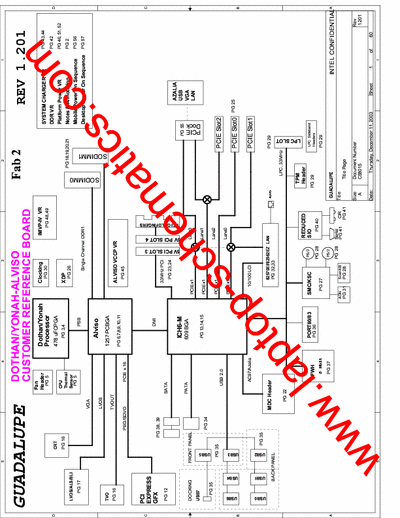   Guadalupe laptop schematic diagram (Dothan-Alviso Mobile platform)