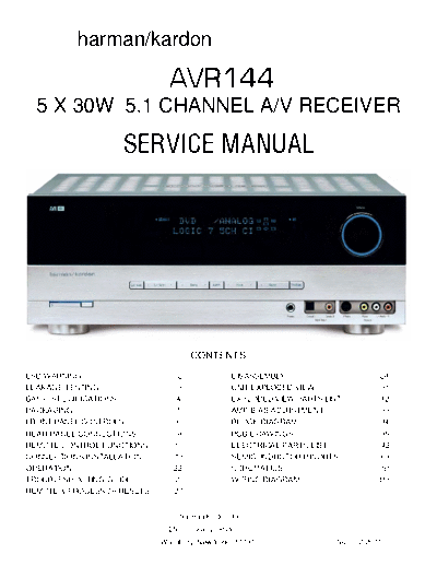Harman/Kardon AVR144 receiver