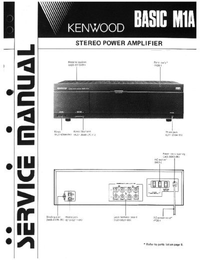 Kenwood BasicM1A power amplifier