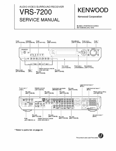 Kenwood VRS7200 receiver