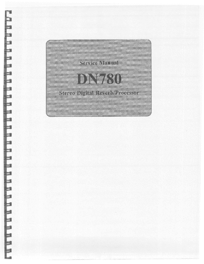 KlarkTeknik DN780 reverb