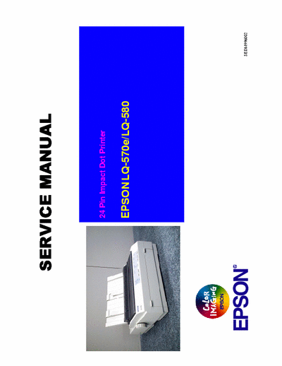 Epson LQ-570e 24 Pin Impact Dot Printer
EPSON LQ-570e/LQ-580