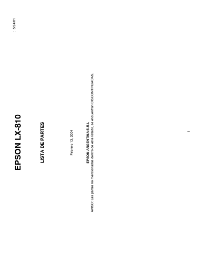 epson lx810 service manual