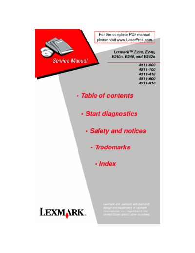 lexmark 4511-E238-240-240n-340-342-Manual LEXMARK\LX-4511-E238-240-240n-340-342-Manual-toc.pdf