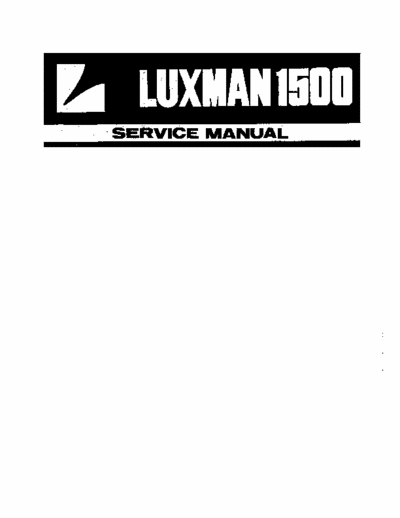 Luxman R1500 receiver
