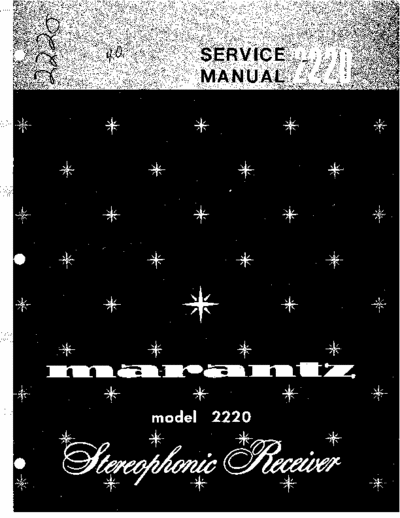 Marantz 2220 receiver (ver.docs)