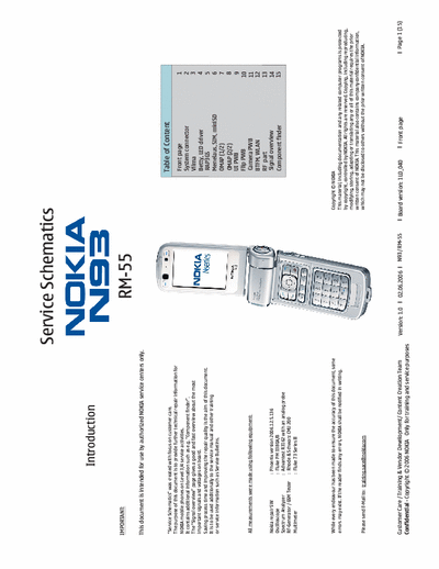 Nokia N93 N93_RM55_schematics