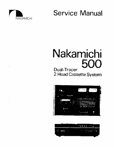 Nakamichi 500 cassette deck