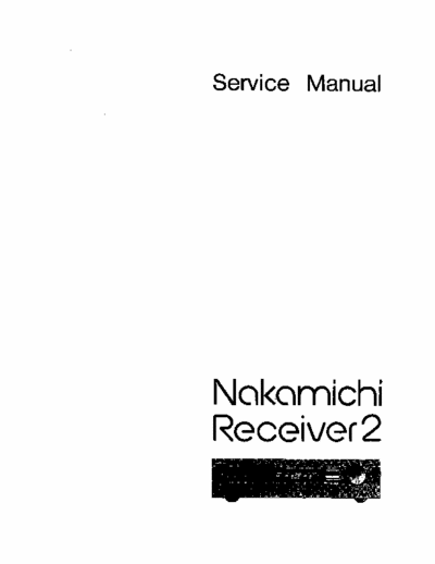 Nakamichi Receiver2 receiver