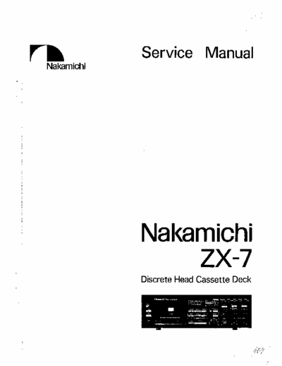 Nakamichi ZX7 cassette deck
