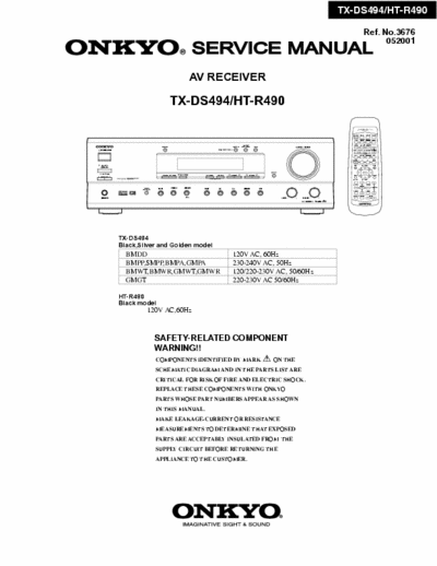 Onkyo TXDS494 receiver