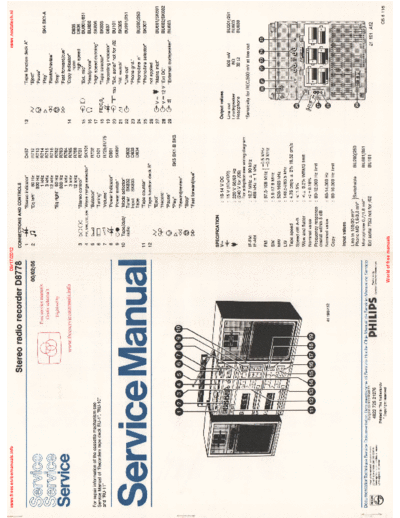 PHILIPS D8778 service manual