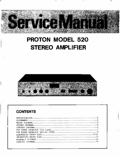 proton 520 i bought this complete service manual for little beautiful amp PROTON 520, so just enjoy!