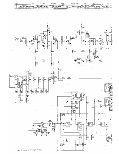 Philips 22 AH 777 Schematic for the receiver Philips 22 AH 777.