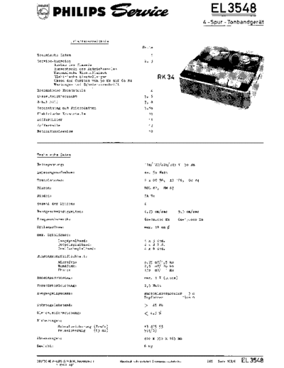 Philips EL3548 service manual
