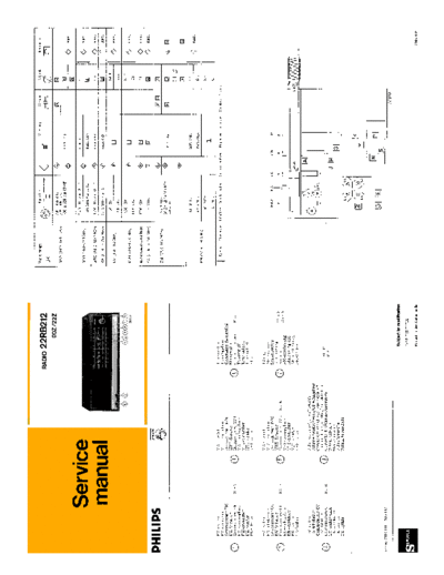 Philips 22RB112 service manual