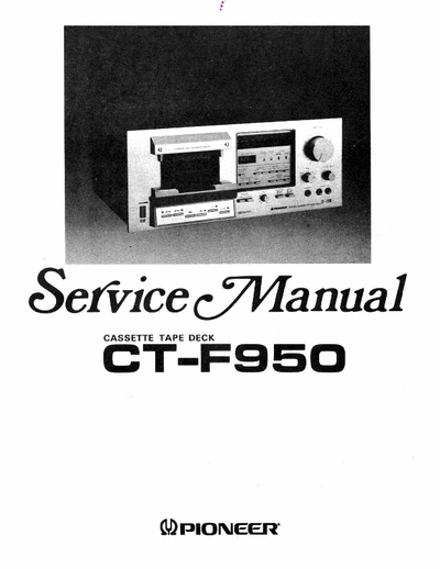 Pioneer CTF950 cassette deck