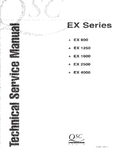 QSC 4000 service manual qsc 4000