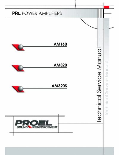 Proel A160, AM320 amplifier