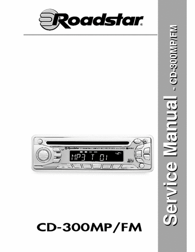 Roadstar CD300mpfm car radio