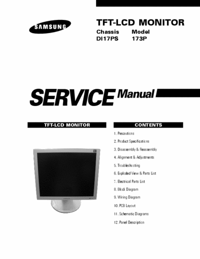 SAMSUNG 173P SCHEMA