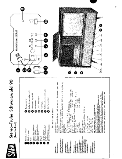 Saba Freudenstadt 9 service manual