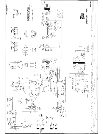 Saba Sabaphon TK 86 schematic