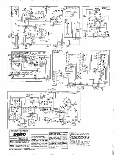 Sanyo-Fisher CE32FWH1F-c Service manual schematic
