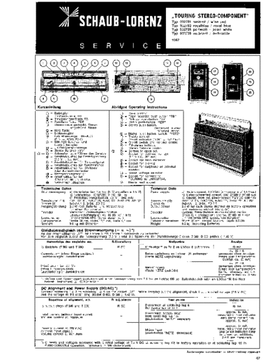 Schaub-Lorenz Stereo component service manual