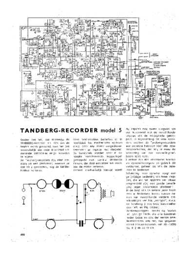Tandberg recorder model 5 1959 (?)