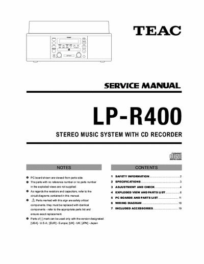 Teac LPR400 portable audio system