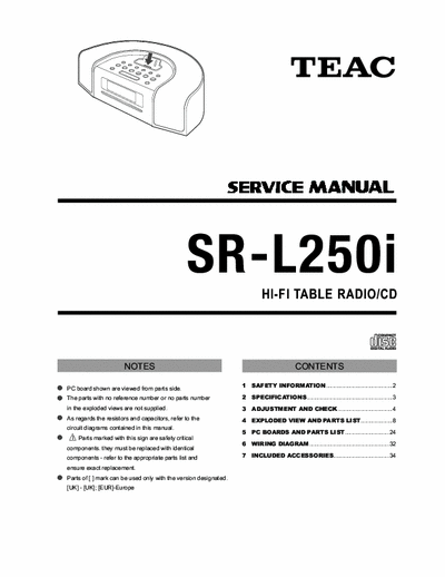 Teac SRL250i iPod dock receiver