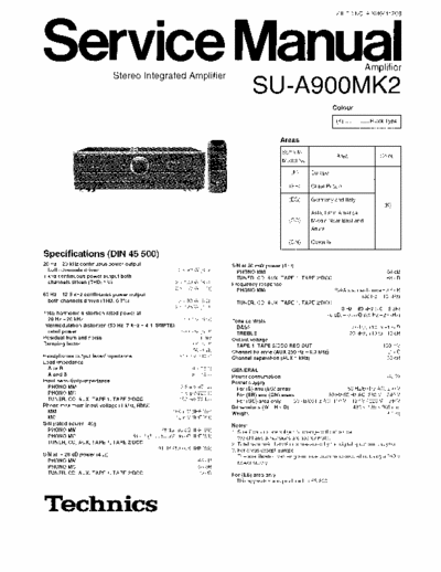 Technics SUA900MkII integrated amplifier