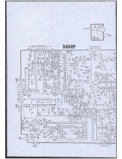 Sharp C-1651-Y  = C-2097-Y DIAGRAM, SCHEMATIC