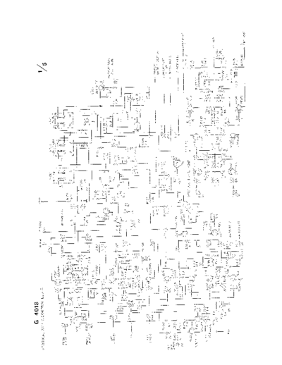UNAOHM G 4018 Schematic diagrams for the UNAOHM 4018 oscilloscope.
