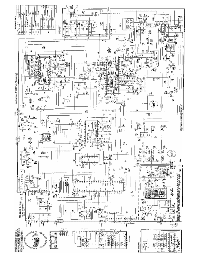 Universum FT4681A Schematic for the Universum FT4681A chassis.